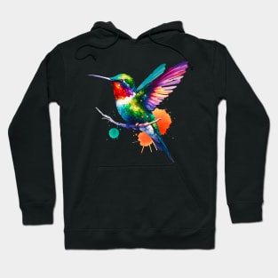 Watercolor Hummingbird Hoodie